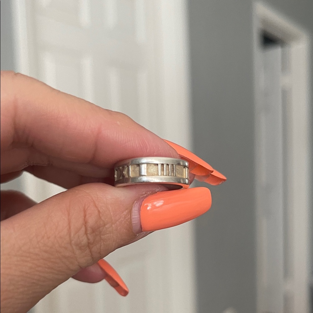 Tiffany & Co. Silver and White Ring